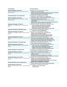 Timing Assignments