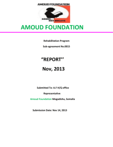 More Reports - Amoud Foundation