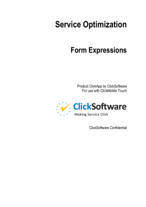 Form Expressions