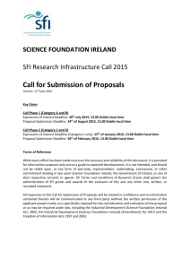 SFI Research Infrastructure Call 2015