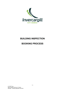 Building Inspections information