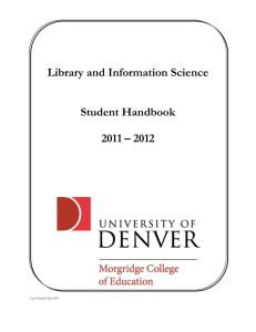 Student Handbook: 2011