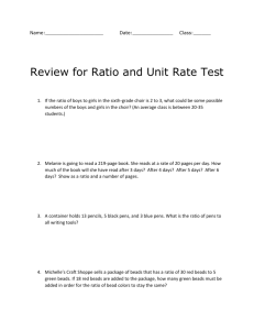 Ratio Test Reveiw