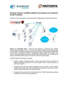 Protonyx delivers comBOX satellite link bonding over Eutelsat`s KA