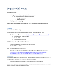 Logic Model Notes - Nov 11