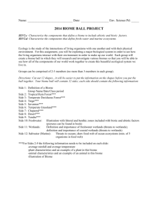 2014 Biome Ball Project