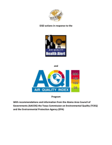 EISD Action in Response to the Air Quality Health Alert