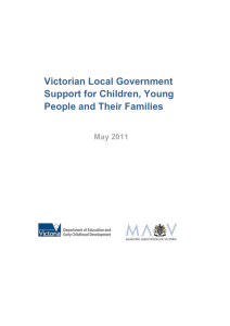 Local government support for children, young people and families