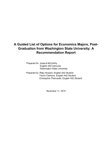 A Guided List of Options for Economics Majors, Post