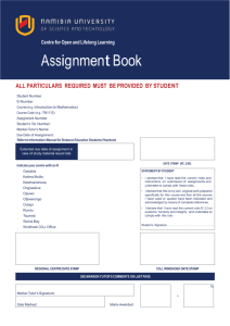 COLL Assignment Booklet 2016