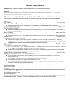 Greg`s Resume - UCF Political Science