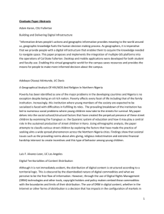 Graduate Paper Abstracts - California State University