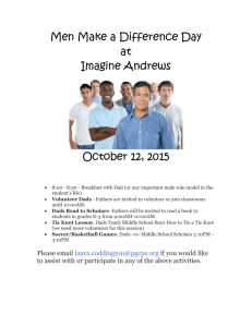 Men Make a Difference Day at Imagine Andrews October 12, 2015 8