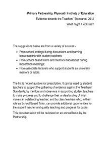 12 b Evidence Towards the Standards