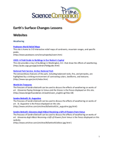 Earth`s Surface Changes Lessons