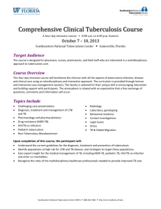 Comprehensive Clinical Tuberculosis Course