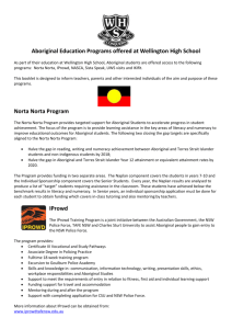 Aboriginal Programs - Wellington High School