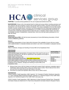 HCA Lactation Consultant Workgroup Final Draft 5-12-10/8-31