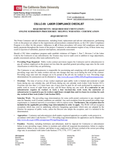 CSU.LC-00 Labor Compliance Checklist