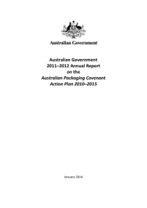 Australian Government 2011–2012 Annual Report on the Australian
