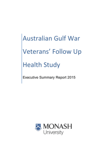 Summary of Follow Up Health Study Findings