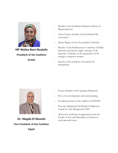 Coalition Bio of speakers