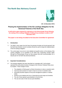 Phasing the Implementation of the EU Landings Obligation for the