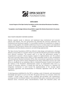 Call for experts Eurasia Program of the Open Society Foundations