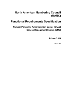 Functional Requirements Specification