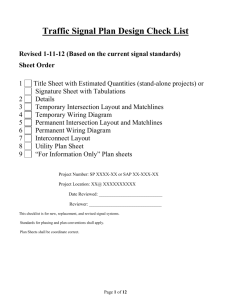 Traffic Signal Plan Checklist - Minnesota Department of Transportation