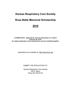 Kansas Respiratory Care Society