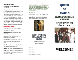 RCIA - Queen of Angels Catholic Church