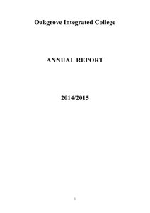 to the AGM report for 2014-2015.