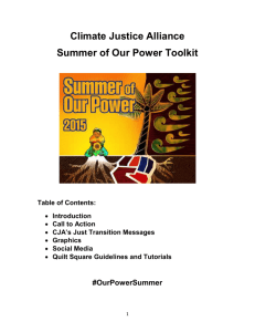 Summer of Our Power Graphics