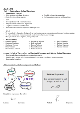 Unit 6: radical functions homework 8 answers picture