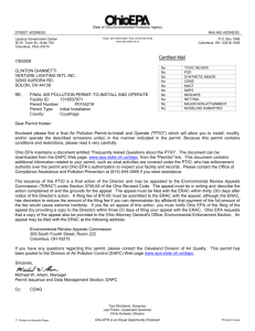 C. Emissions Unit Terms and Conditions