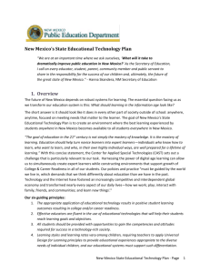 Recommendations - New Mexico State Department of Education