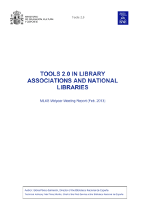 Tools 2.0 in Library Associations and National Libraries