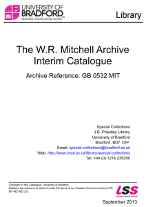 The WR Mitchell Archive.