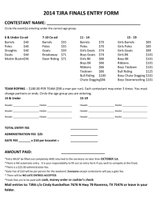 2014 Finals Entry Form