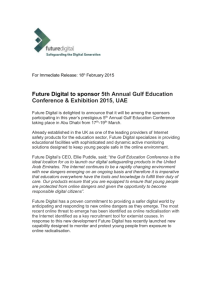 Future Digital to sponsor 5th Annual Gulf Education Conference