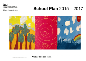 2015-2017 School Plan - Wollar Public School