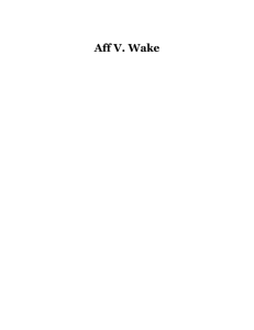 Aff V. Wake - openCaselist 2012-2013