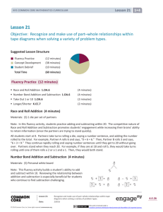 Grade 1 Mathematics Module 4, Topic E, Lesson 21