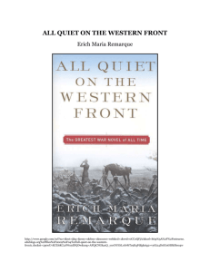 Remarque_ALL QUIET ON THE WESTERN FRONT -