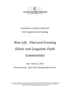 New Life: Vital and Growing Ethnic Faith Communities