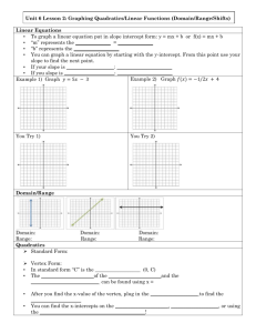 Quad Linear Guided Notes