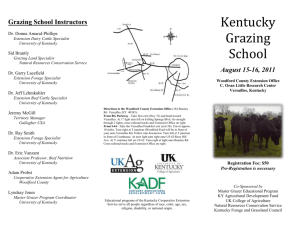 Brochure - Traditional - University of Kentucky