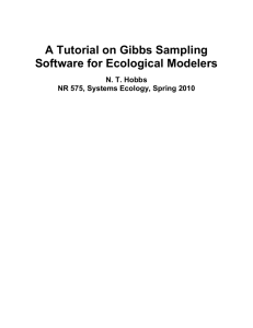 A Tutorial on Gibbs Sampling Software for Ecological Modelers