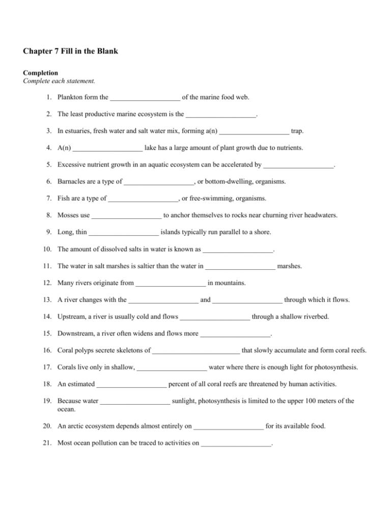 assignment chapter 7 fill in the blank quiz